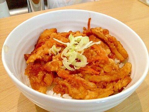 リメイクで美味しい！甘辛かき揚げ丼